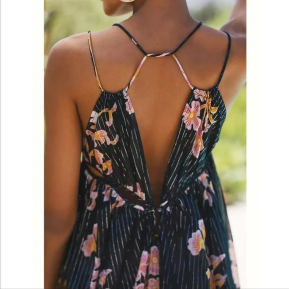 Anthropologie Cutout Sheer Maxi Dress - New - Large - Picture 4 of 5